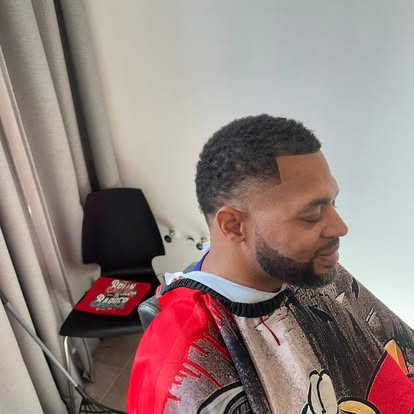Sharp beard and fade